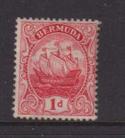 BERMUDA  - 1910-25  Colony Badge 1d Hinged Mint (b) - Bermudes