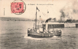 FRANCE - Le Tréport - En Route Pour Le Mal De Mer - Carte Postale Ancienne - Le Treport