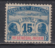 Timbre Taxe Neuf* Du Haut Sénégal Et Niger De 1906  N° T3 MH - Unused Stamps