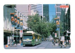 Bus Car Tramway  Auto Carte Prépayée Japon Card (F 154) - Auto's