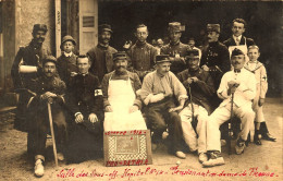 Le Puy * Carte Photo 1914 * Salle Des Sous Officiers , Hôpital Militaire N°64 , Pensionnat Dames De France * Croix Rouge - Le Puy En Velay