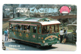 Bus Car Tramway Auto Télécarte Japon Card (F 159) - Cars