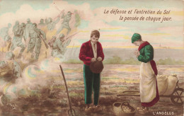 RELIGIONS & CROYANCES - La Défense Et L'entretien Du Sol - L'Angélus - Carte Postale Ancienne - Other & Unclassified