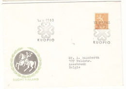 Finlande - Lettre De 1965 - Oblit Kuopio - - Cartas & Documentos