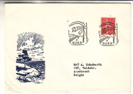 Finlande - Lettre De 1966 - Oblit Ruka - - Covers & Documents