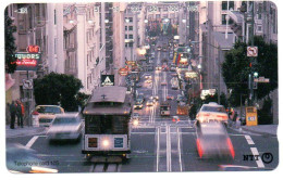 Bus Car Tramway Auto Télécarte Japon Card (F 167) - Voitures