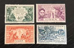 Lot De 4 Timbres Neuf Niger Aof 1931 Y&t N° 53* 54** 55*  56** - Unused Stamps