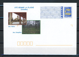 Z9-1  PAP Timbre N° PAP   Visuel Ste Gemme La Plaine - Prêts-à-poster: Repiquages /Logo Bleu