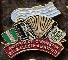 ACCORDEON - ACCORDION - AKKORDEON - HANDÖRGELI - ORCHESTER - ST.GALLEN - AMRISWIL - SUISSE - SCHWEIZ -   (33) - Musica