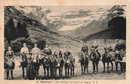 FRANCE - Gavarnie - Une Caravane En Retour Du Cirque - P.D - Carte Postale Ancienne - Gavarnie