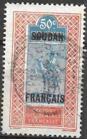 FRENCH SOUDAN - 1921 - DEFINITIVE OVERPRINTED -C.50 - CANCELLED (YVERT 32 - MICHEL 37) - Used Stamps