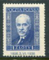 POLAND 1936 Moscicki Presidency Anniversary LHM / *  Michel 312 - Unused Stamps