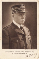 MILITARIA - Personnage - Henri Philippe Pétain - Carte Postale Ancienne - Characters