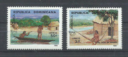 DOMINICANA   YVERT   1084A/B   MNH  ** - Dominicaine (République)