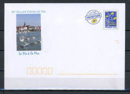 Z9-2  PAP Timbre N° PAP   Visuel St Gilles Croix De Vie - Prêts-à-poster:Overprinting/Blue Logo