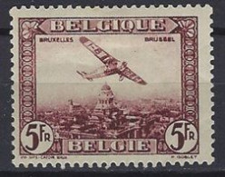 België  Luchtpost  4  (X)  Met Plakker - Postfris