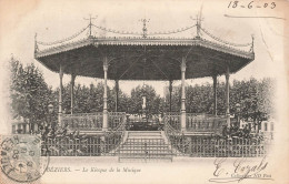 FRANCE - Béziers - Le Kiosque De La Musique - Carte Postale Ancienne - Beziers