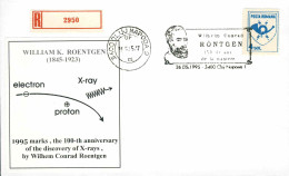 617  Röntgen: Oblit. Temp. Roumanie, 1995 -  Roentgen Pictorial Cancel. X-Rays Radiographie Physique Nobel - Fysica