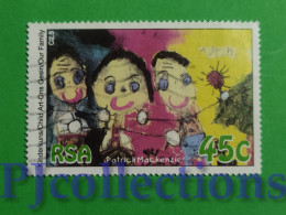 S822- SOUTH AFRICA 1994 CHILD ART 45c USATO - USED - Usados