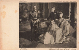 FAMILLES ROYALES - Buckingham Palace - John Lavery - Roi George V Avec Sa Famille - Carte Postale Ancienne - Königshäuser