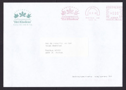 Netherlands: Cover, 2000, Meter Cancel, School Het Rhedens, Tree Leaf Logo, Velp, Education (traces Of Use) - Briefe U. Dokumente