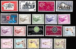 Luxembourg ,Luxemburg 1960 ,KOMPLETT,  Mi. 618-636 ,YT 580-594 Year Complet, NEUF**. POSTFRISCH - Annate Complete
