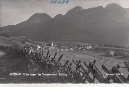 D9878) ABTENAU - 712m - Salzburg - Gegen Das Tennengebirge über Zaun Ggesehen - Tolle S/W FOTO AK - Abtenau