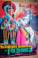 Affiche Ciné DERNIÈRES AVENTURES FRA DIAVOLO I Tromboni Di Fra' Diavolo Ugo TOGNAZZI 120X160 1962 Illust. Belinsky - Affiches & Posters