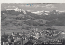 D9884) Thermalbad HOFGASTEIN An Der Tauernbahn - Häuser Von Oben Mit Kirch Im Mittelpunkt . S/W FOTO AK - Bad Hofgastein