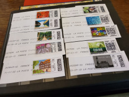 Lot De 10 Timbres Imprimés - Printable Stamps (Montimbrenligne)