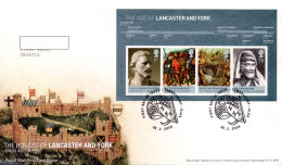 UK, GB, Great Britain, FDC, 2008,  The Age Of Lancaster And York - Lettres & Documents