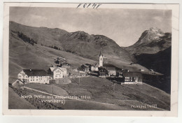 D9901) WARTH Mit WIDDERSTEIN - Vorarlberg - Alte S/W FOTO AK Mit Schönen  Details Häuser Kirche Etc. - Warth