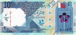 QATAR P34a 10 RIYALS 2020 Signature 4  AU-UNC. - Qatar