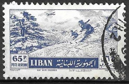 LIBANO - 1955 - AIR MAIL -  SKY - P. 65 - CANCELLED ( YVERT AV. 111 - MICHEL 535) - Libanon