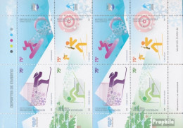 Argentinien 3067-3070 Kleinbogen (kompl.Ausg.) Postfrisch 2006 Wintersport - Unused Stamps