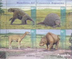 Argentinien Block73 (kompl.Ausg.) Postfrisch 2001 Prähistorische Tiere Argentiniens - Ongebruikt