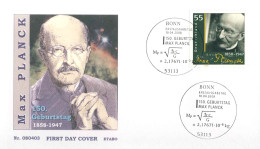 618  Max Planck: Env. 1er Jour D'Allemagne, 2008 - Theoretical Physics, Quantum Mechanics. Nobel, Physique Quantique - Fysica