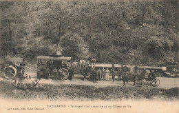 St Chamond * Transport D'un Canon De 24 Au Champ De Tir * Matériel Militaire Militaria Régiment Tracteur - Saint Chamond