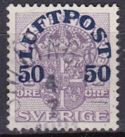 SE608D – SWEDEN – 1920 – OFFICIAL STAMP OVERPR. – VARIETY- MI 140Y USED 60 € - Gebruikt