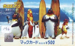 CARTE McDonald's JAPON (196)  MacDonald's * McDonald´s   JAPAN *  U CARD * PINGUIN - Publicité