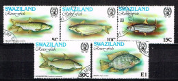 SWAZILAND / Oblitérés / Used / 1980 - Poissons - Swaziland (1968-...)