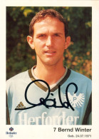 AK Bernd Winter SC Preußen Münster 01-02 Mosbach Schaafheim Groß-Umstadt SV Meppen Fortuna Düsseldorf Aschaffenburg - Autographes