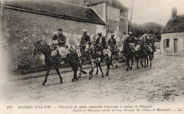 - Guerre 1914-1918 - Patrouille De Spahis Marocains Traversant Le Village De RIBECOURT. - - Ribecourt Dreslincourt