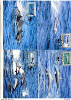 A41438)WWF-Maximumkarte Saeuegetiere: Montserrat 786 - 789 - Cartes-maximum