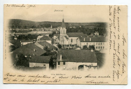 88 ARCHES Maisons Du Bourg  Et Eglise  Vue Haute 1902 écrite Timb   D21 2023   - Arches