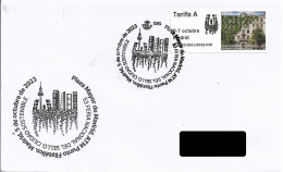 SPAIN. POSTMARK. NATIONAL STAMP FAIR. SUSTAINABLE CITY. MADRID. 2023. ATM - Frankeermachines (EMA)