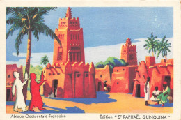 ARTS - Peintures Et Tableaux - Afrique Occidentale Française - Edition St Raphaël Quinquina - Carte Postale Ancienne - Peintures & Tableaux