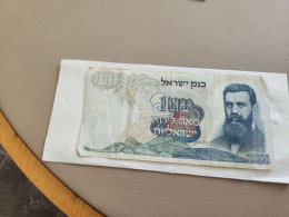 Israel-100 LIROT-BENJAMIN ZE'EV HERZL-(1968)-(RED-NUMBER)-(278)-(32379247-א/9)-used-bank Note - Israel