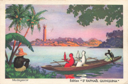 ARTS - Peintures Et Tableaux - Madagascar - Edition St Raphaël Quinquina - Carte Postale Ancienne - Paintings