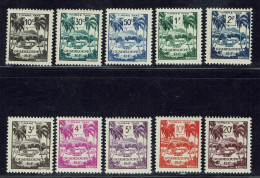 Guadeloupe. Taxes N° 41/50 Neufs X. TB. - Timbres-taxe